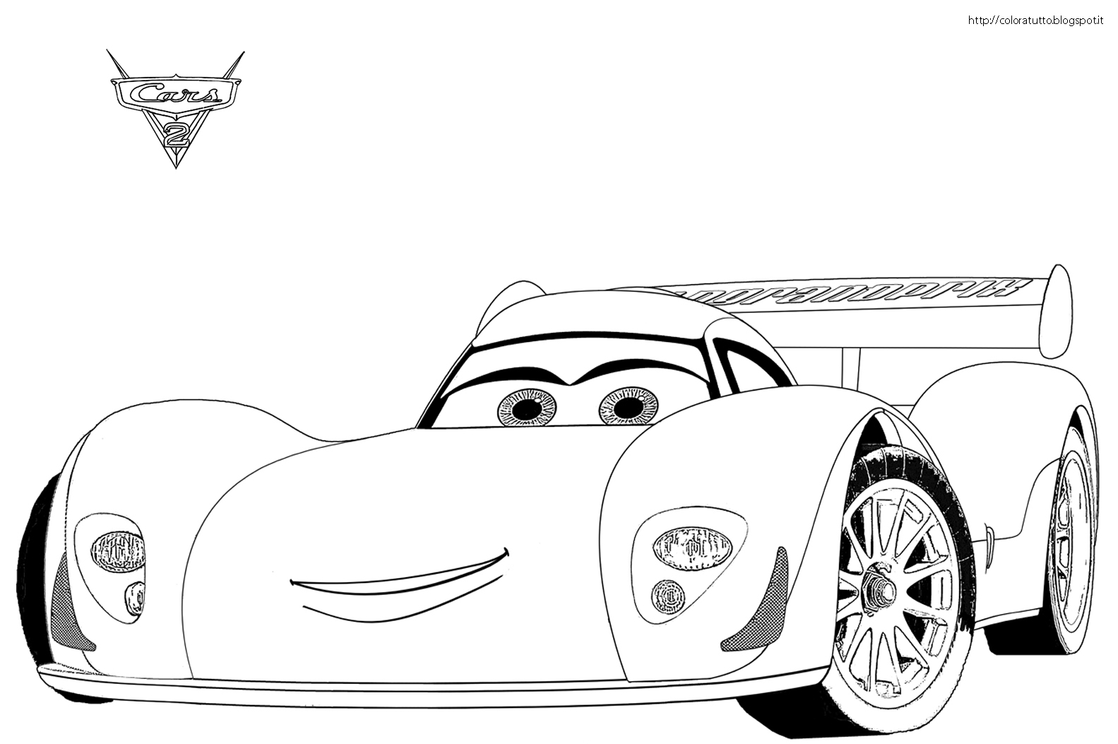 cars2 disegno colorare 04