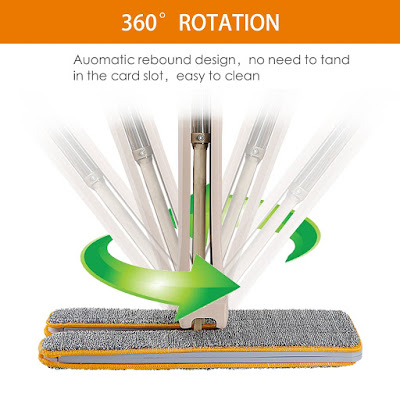 Double-Sided Flat Mop-Easy Self Wringing Floor Mop Cleaning Tool