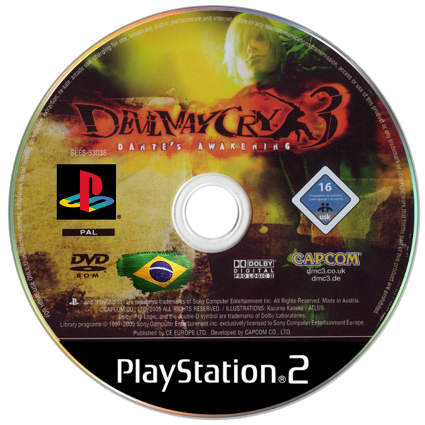 Meu PS2 Nostalgia: Devil May Cry 3 Dublado Em PT-BR DVD ISO PS2