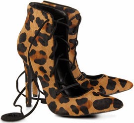 Schutz coleção inverno 2014 scarpin pelo animal print com amarrações