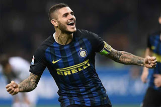 Mauro Icardi avec l'Inter Milan