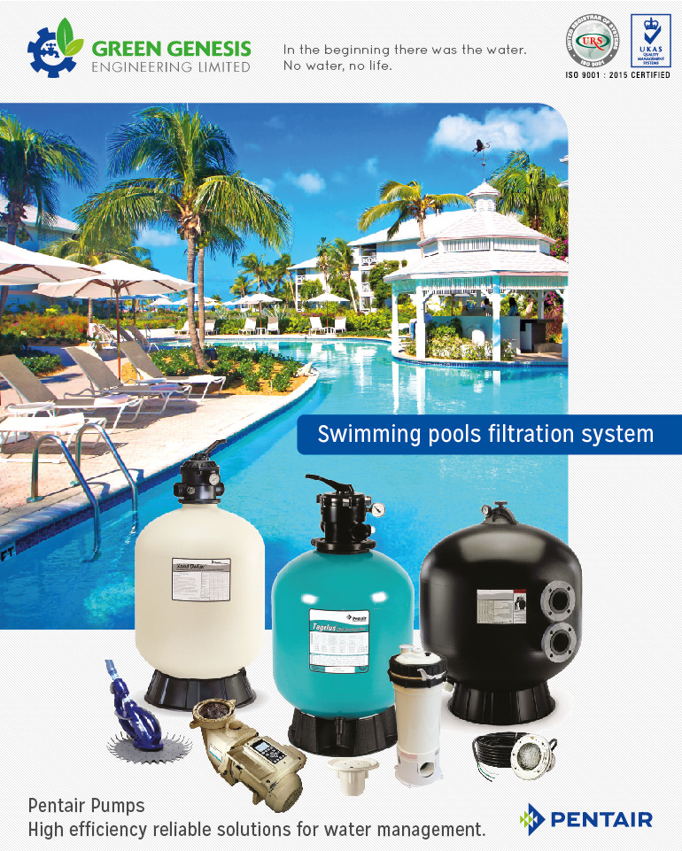  Swimming pools filtration system