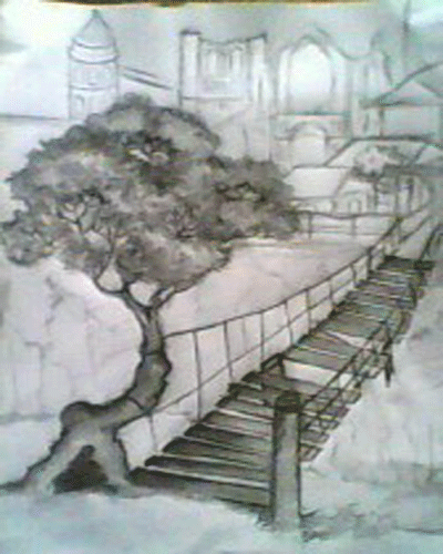 Gambar pohon lukisan pensil gambar pohon lukisan pensil 