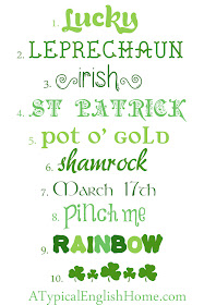 St Patricks day fonts