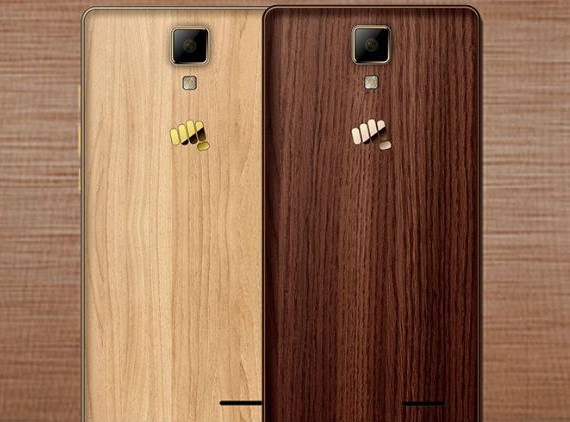 Micromax Canvas 5 Lite Special Edition with Wood Finish