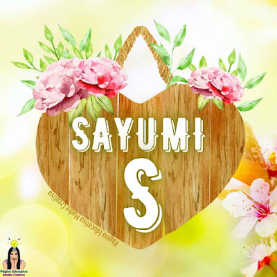 Solapín para imprimir - Nombre Sayumi