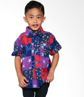 Baju Batik Anak Laki-Laki Lucu