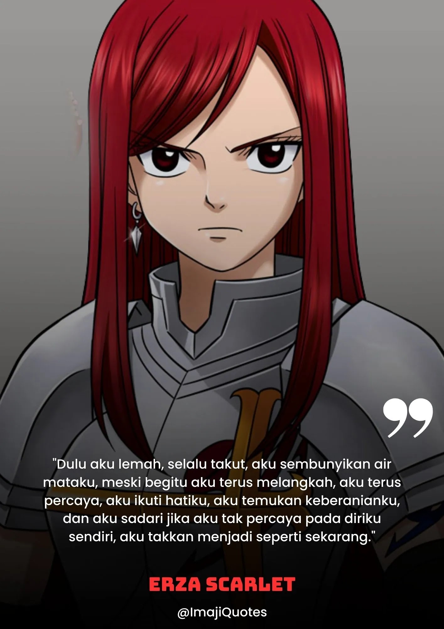 Quote Erza Scarlet (Fairy Tail)