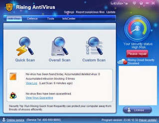 برنامج ريسنج انتي فيروس Rising Antivirus مضاد الفيروسات