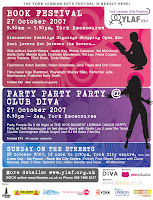 York Lesbian Arts Festival flyer