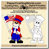 bear as uncle sam clr ppr-200