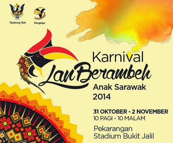 karnival lan berambeh anak sarawak_poster