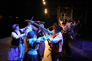 Exhibición de danzas de Ibarra-Kaldu, Erreka-Ortu y Laguntasuna