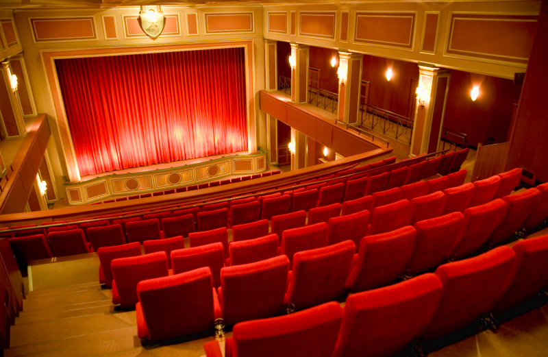 inside a theatre auditorium