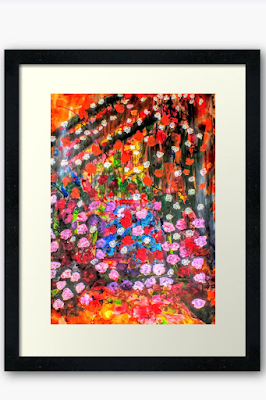 English Rose Garden | Abstract Expressionism, Miabo Enyadike