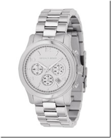 silvelr- michael kors silver watch