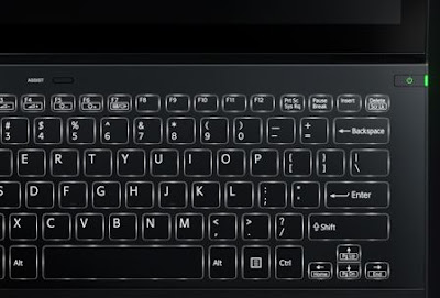 Sony VAIO ultrabook P13 backlit keyboard