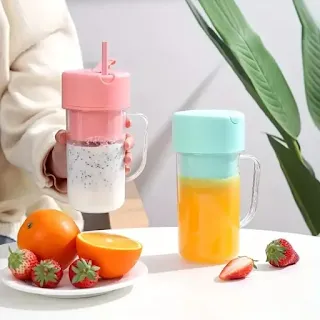 Best Dual-Purpose Mini Juicer and Crusher: Premium 6-Blade Design with USB Rechargeability