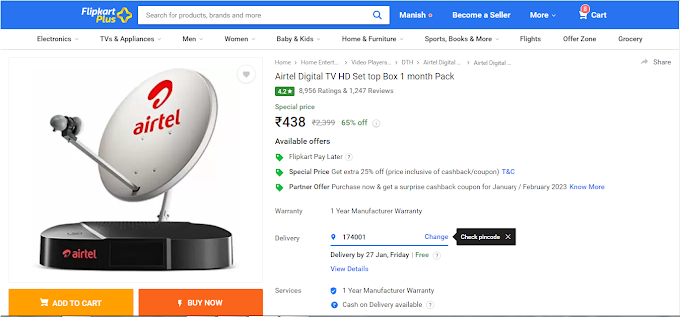 Buy Dth Airtel DTH in Very Low Cost