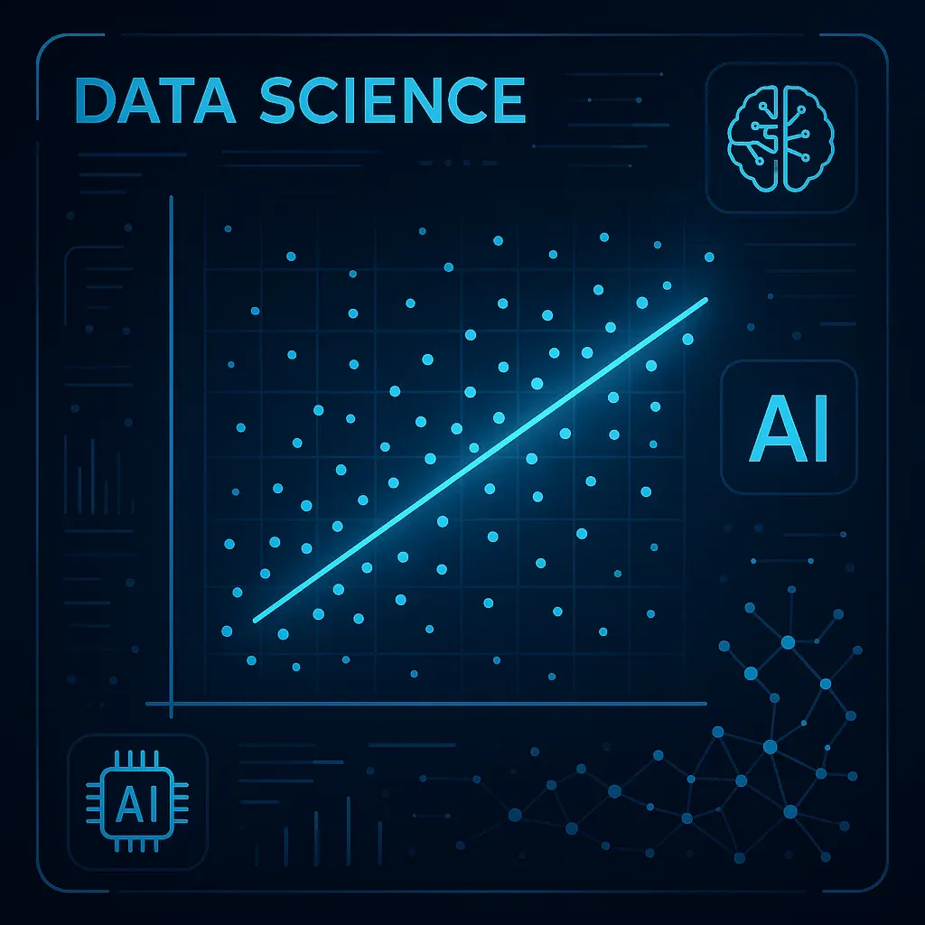 Guía definitiva sobre análisis de regresión, mostrando un gráfico de regresión lineal.