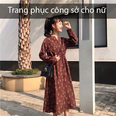 Váy hoa vintage