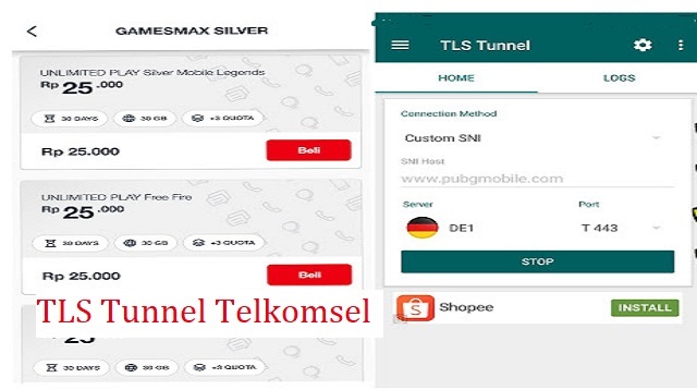 Cara Setting TLS Tunnel Telkomsel