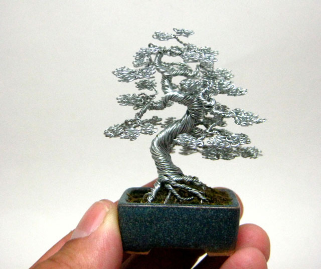 Aluminum wire Tree Arts