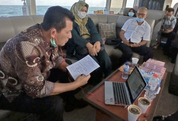 Gubernur Kepri dan Menko Marves Gelar Vidcon, Ini yang Dibahas