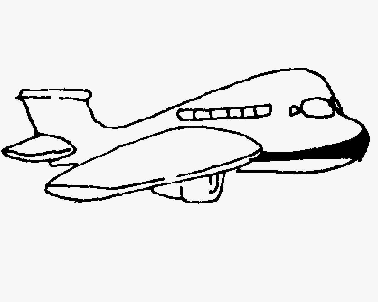 Dunia Sekolah: Gambar Hitam Putih (Drawing) - Kenderaan