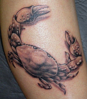 Zodiak Tattoos Gallery - Cancer Tattoo