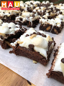 mau cocina de todo brownies chocolate rocky road receta facil