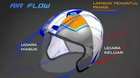 Helm unik kreasi putra Indonesia....!!!