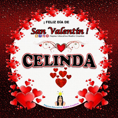 Feliz Día de San Valentín - Nombre Celinda