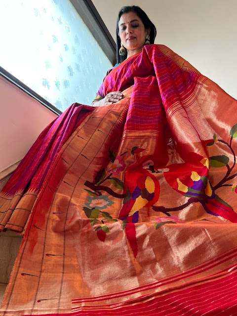 Silk paithani saree