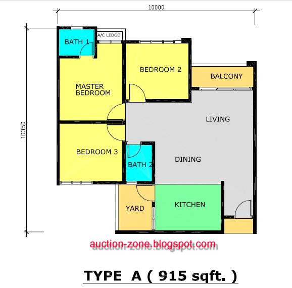 Apartment Floor Plan Cad Block