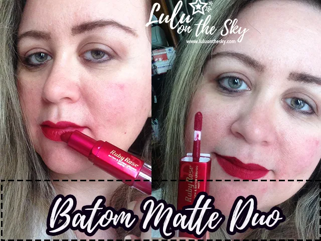 Batom Matte Duo  HB8606 cor 262 - Ruby Rose