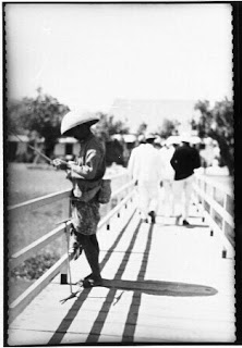 Balinese fisherman on jetty