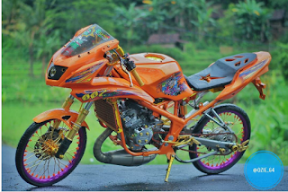 gambar modifikasi kawasaki ninja rr drag