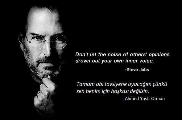 Parmak kaldırın. Aramızdan bir Steve Jobs seçiyoruz!