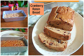 Cranberry Raisin Bread Recipe @ treatntrick.blogspot.com