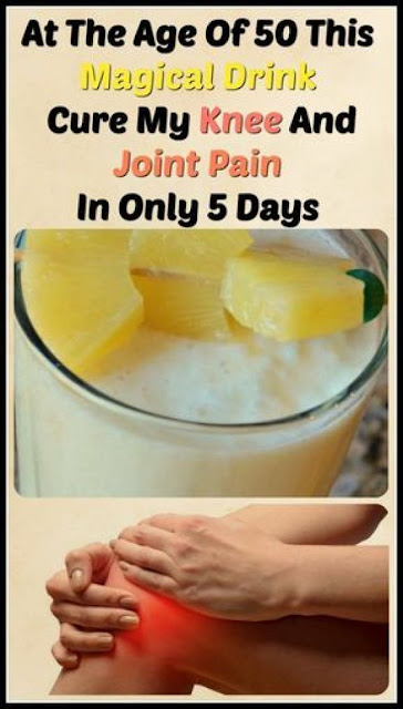 I’M 50 Years Old And This Drink Helps Me Eliminate The Knee And Joint Pain In Just 5 Days!
