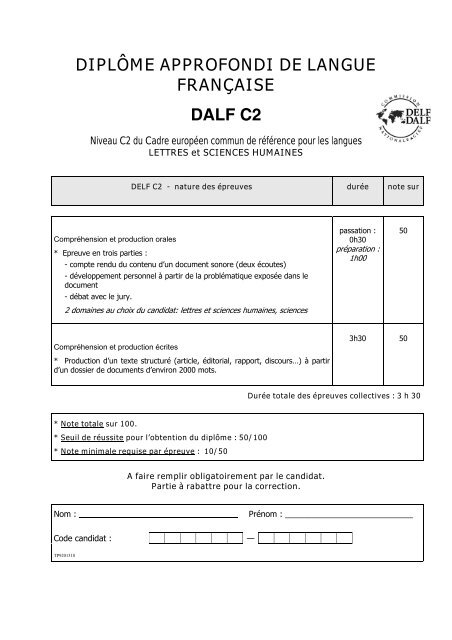 Dalf exam preparartion online