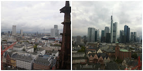 Frankfurt vista da torre da catedral