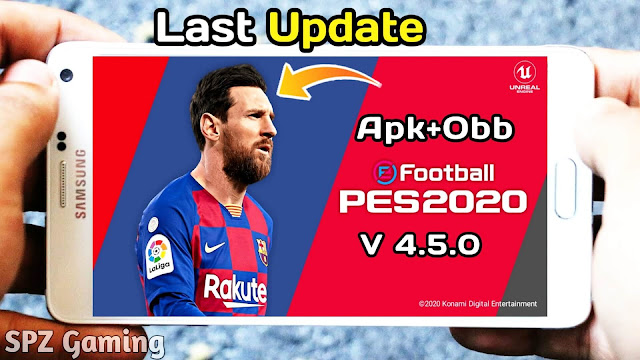 PES 2020 Mobile New Update V4.5.0 Android Best Graphics Original Logos And Kits