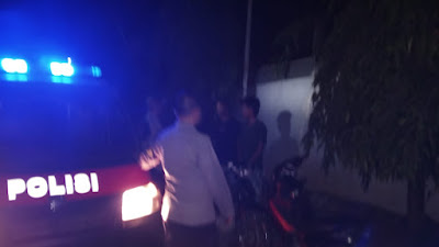 Berikan Rasa Aman, Personil Polsek Ciwandan Polres Cilegon Polda Banten Laksanakan KRYD Malam