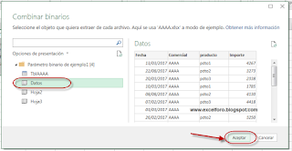 Power Query: Consulta desde Carpeta