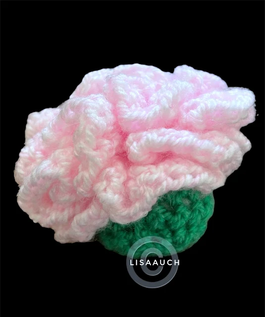 Carnation crochet flower pattern FREE