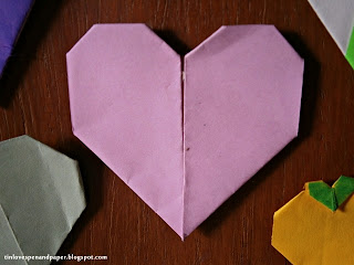 heart origami