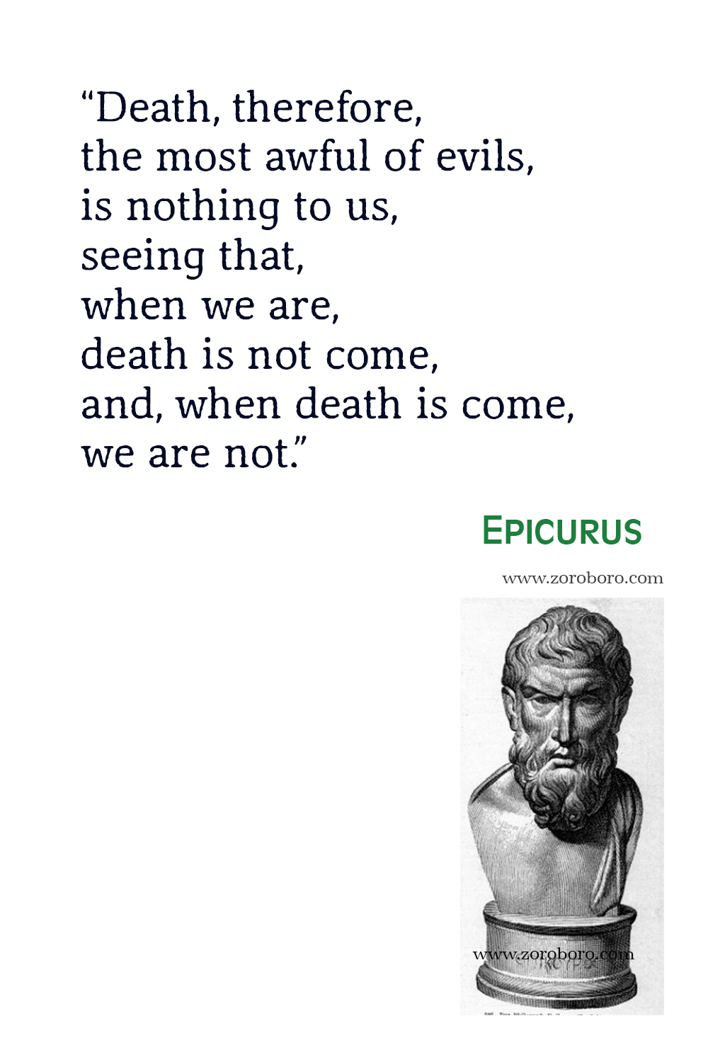 Epicurus Quotes. Epicurus Philosophy, Epicurus Books Quotes, Epicurus Art, Wisdom, Happiness, Friendship, & Virtue Quotes. Epicurus