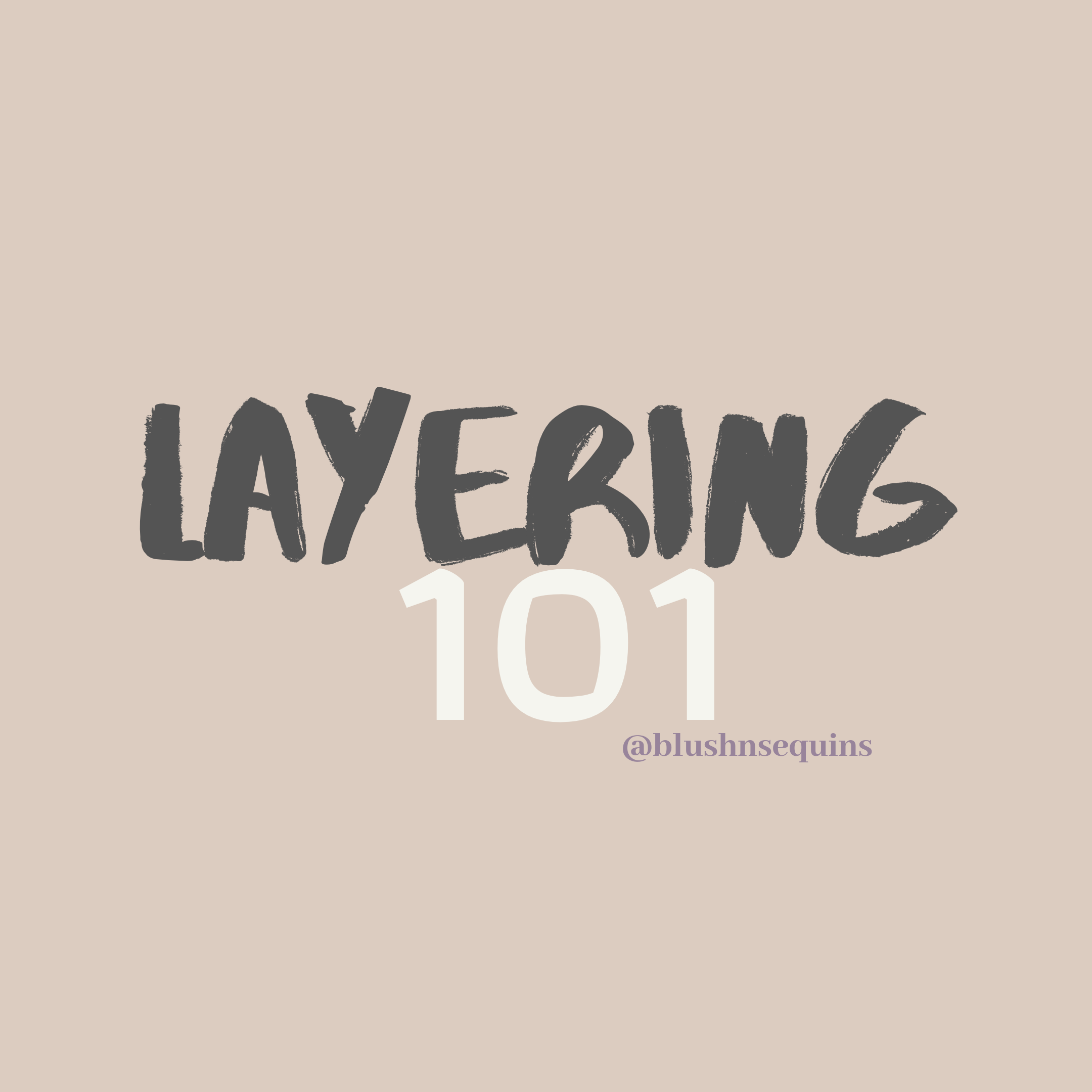 SKINCARE 101- COMPLETE GUIDE TO LAYERING SKINCARE